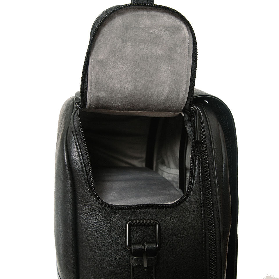 Quilted Vegan Leather Backpack