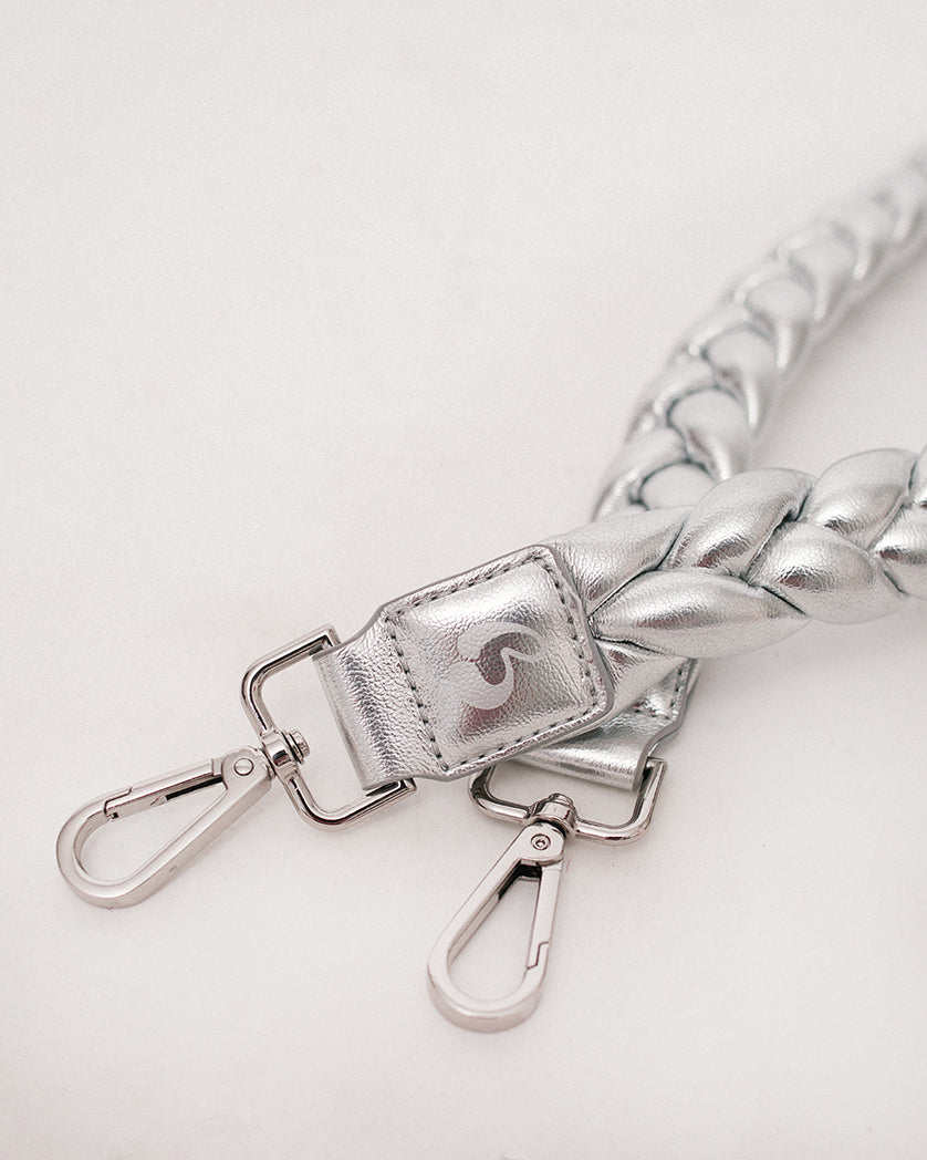 MIRROR BRAIDED BUBBLE STRAP