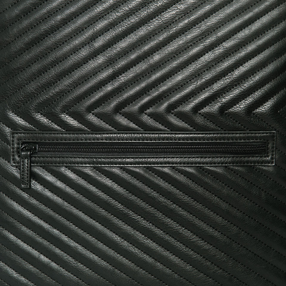 Quilted Vegan Leather Backpack